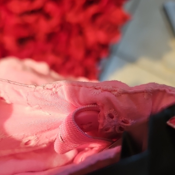 Cherokee Girls Pink Eyelet Adjustable Shorts Size 7/8 - Picture 5 of 6